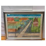 AAA Attic Art AAA5075 - Grease Pencil on Paper Original Ar - Local Pickup