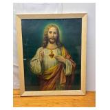 AAA Attic Art AAA5078 -sacred Heart of Jesus Framed Print - Local Pickup