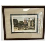 “From the Park” Framed, Signed & Numbered Etching by Phillip Sage AAA2259