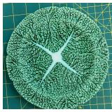 Vintage Bordallo Pinheiro Cabbage Collection 7 inch Salad Plate 768 F AAA2221