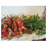 Silk flowers and Plants