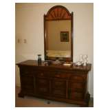 Trip;le Dresser w Mirror