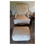 Vintage Chair & Ottoman