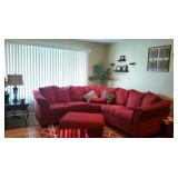 Washinton Furniture Group Red Sectional