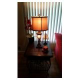 End Table, Lamps