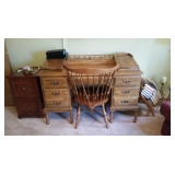 Antique Office Desk by Kling Colonial