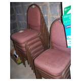 24 Stackable Banquest Chairs
