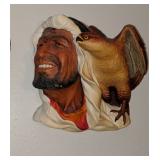 Desert Hawks Produced 1962 to 1996. Wall Figurine Composite. Sculpted by Fred Wright. Height 7 inche