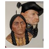 Col Custer & Sitting Bull Produced 1990 to 1996. 9500 pieces made as a Limited Edition model. Sculpt