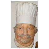 Chef Produced between 1970 and 1996. Height 6 inches. Series B Composite. Common 