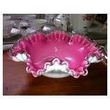 Fenton Peach Crest Bowl