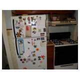 refrigerator & tappan  gas range