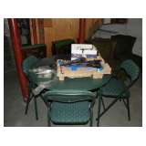 round card table w/4 chairs