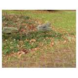 lion yard ornament