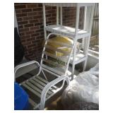 white plastic shelving Patio Chair