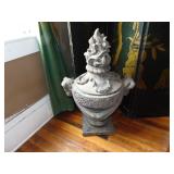 Antique Covered Garden Urn