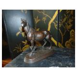 Decorative Metal Horse Figure