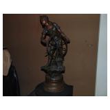 Antique Bronze Nautical Statue