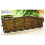 Copper and Wrought Iron Window Planter