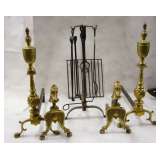 Brass Andirons