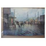 G. Harvey, "Leaving the Oil Patch," signed, AP149 