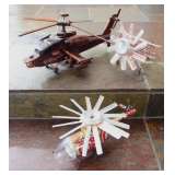 Folk Art and Wood Helicopters