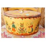 Vintage Shahn hand painted box