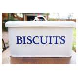 Enamelware Biscuit box