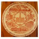 Parker County Centenial Plate