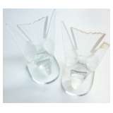 Lalique Bird Book Ends