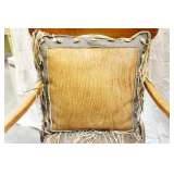 Double D Ranch Leather Pillow