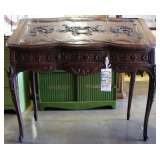 French Louis XV Carved Wood Desk. Circa 1880