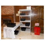 EMPTY RED BASKET INTO BLACK BIN TO HOLD!