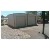 STORAGE BUILDING 8 1/2 X 12 1/2 ALL STEEL