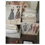 Lots of vintage sewing patterns for men, women and children