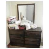 Dresser with mirror
