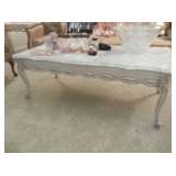 Marble topped coffee table
