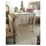 Pair of marble topped side tables