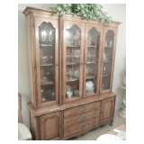 China cabinet. Matching table & chairs available