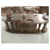 Coffee table. Matching pair of end tables available