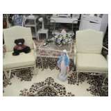 Metal chairs & tables