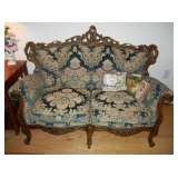 Rococo Revival loveseat (sofa available)