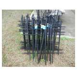 New iron fencing