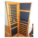 Standing jewelry cabinet (mirrored front)