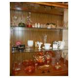 Fenton & glassware