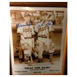 Warren Spahn & Johnny Sain Autograph