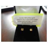 10K Citrine Earrings