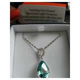 Turquoise Crystal Pendant