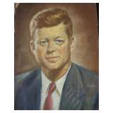 John Kennedy Chalk Drawing