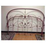 Metal headboard footboard